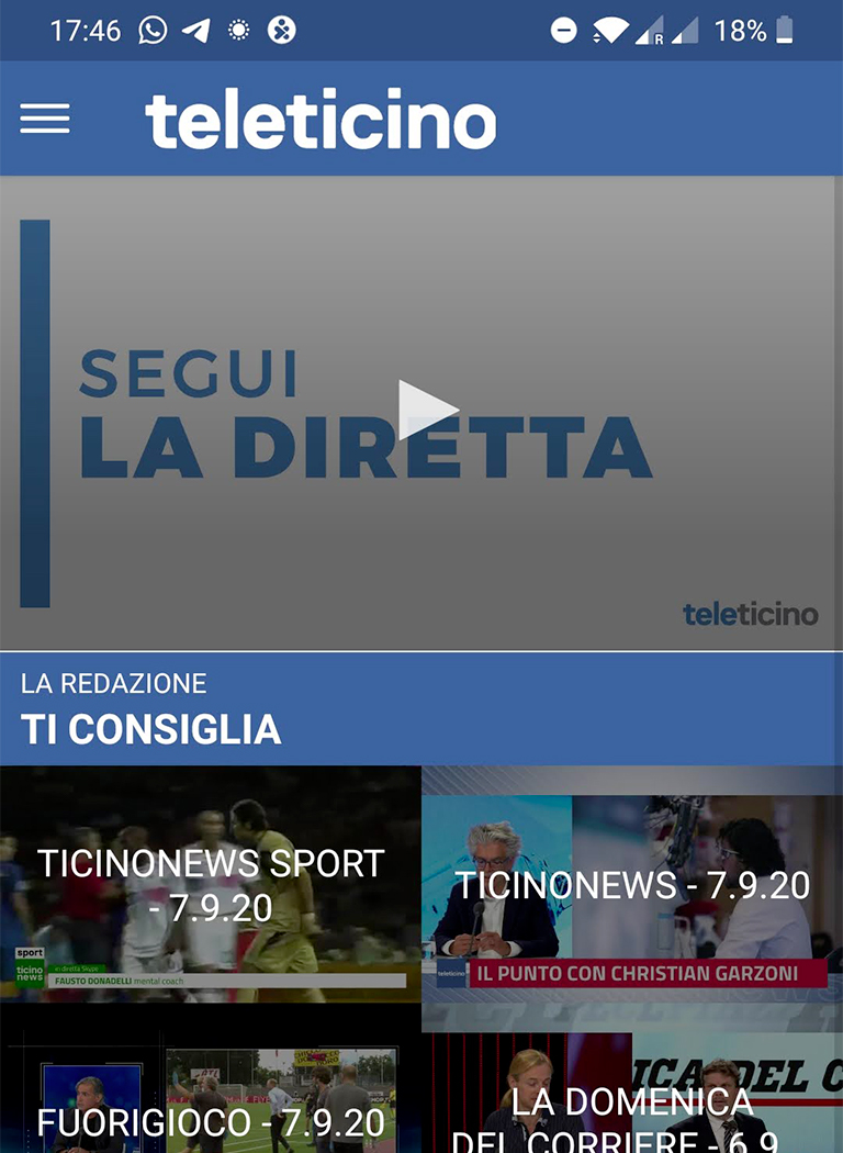 TeleTicino App